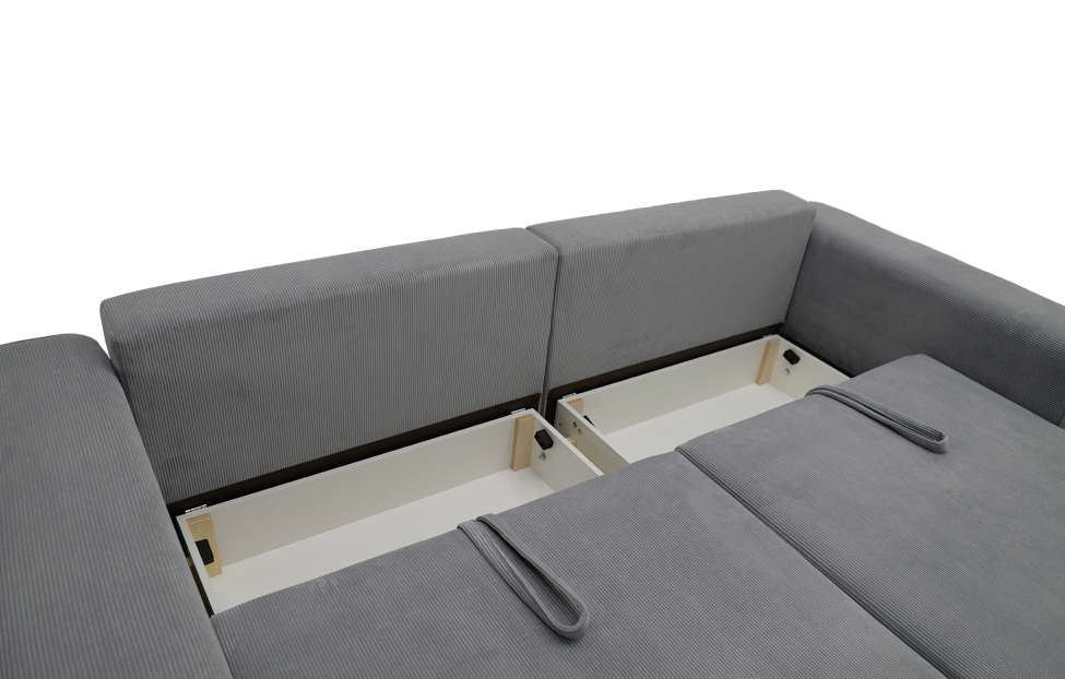 Прямые диваны - изображение №7 "Диван Шери еврокнижка / светло-серый"  на www.Angstrem-mebel.ru