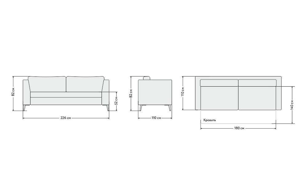 Распродажа - изображение №3 "Диван Chelsea 3-х местный с механизмом тик-так (выставочный образец)"  на www.Angstrem-mebel.ru