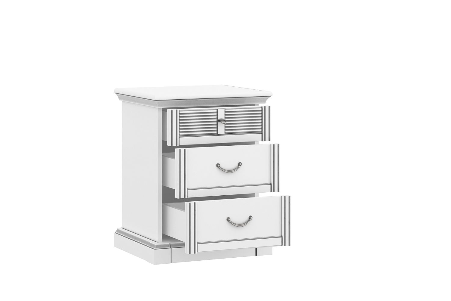 Распродажа - изображение №3 "Прикроватная Тумба Изотта с выдвижными ящиками (выставочный образец)"  на www.Angstrem-mebel.ru